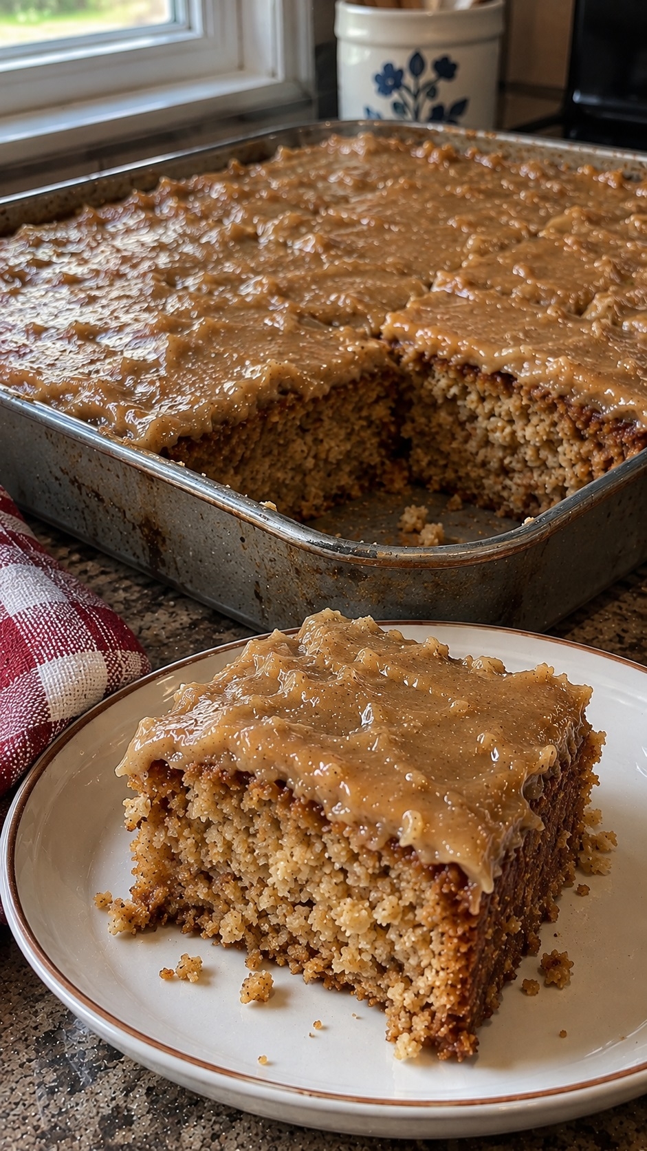 Recette : G�teau au gruau (flocon d'avoine) d�licieux.