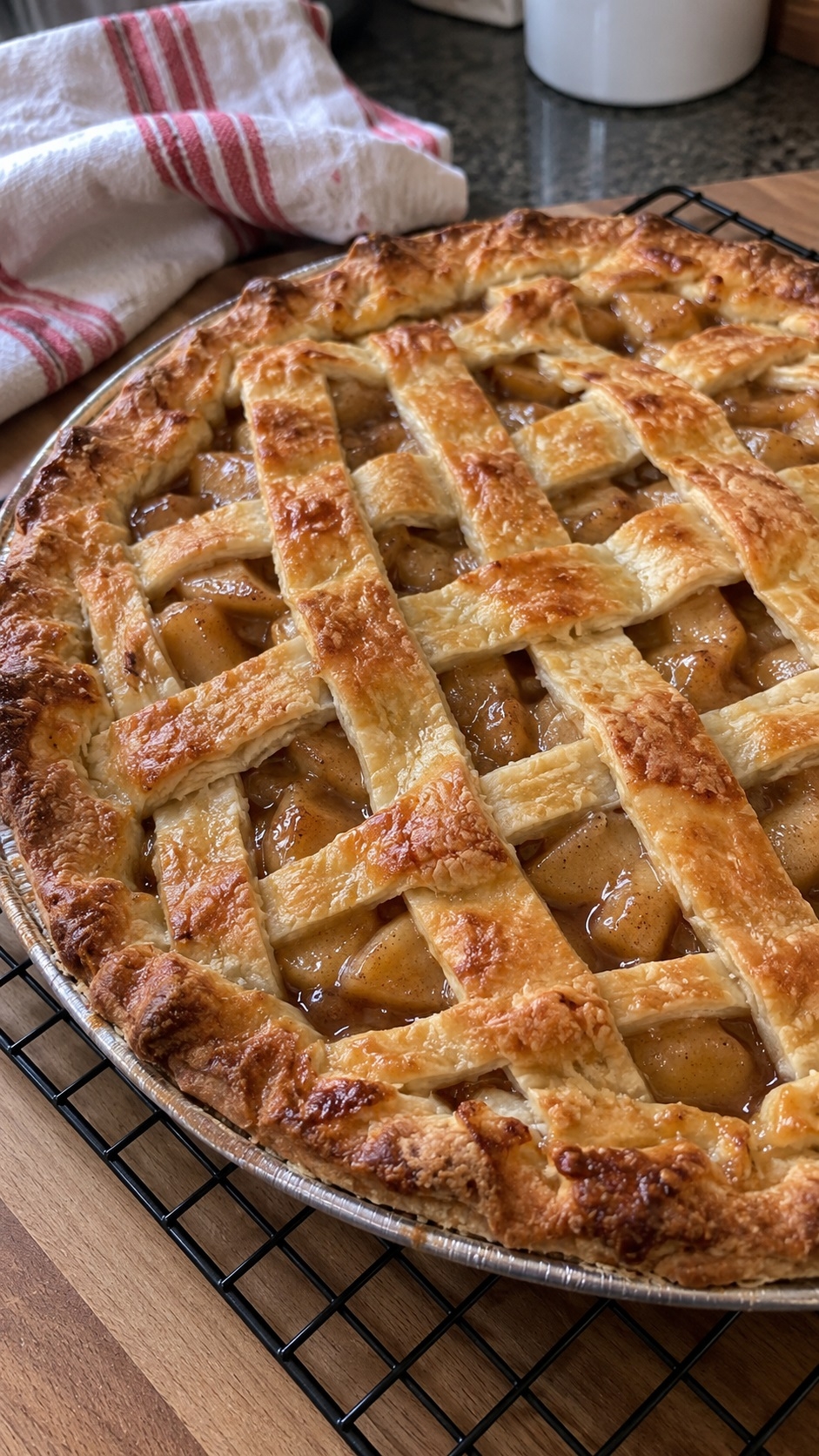 Recette: Tarte aux pommes et�sirop d'�rable.