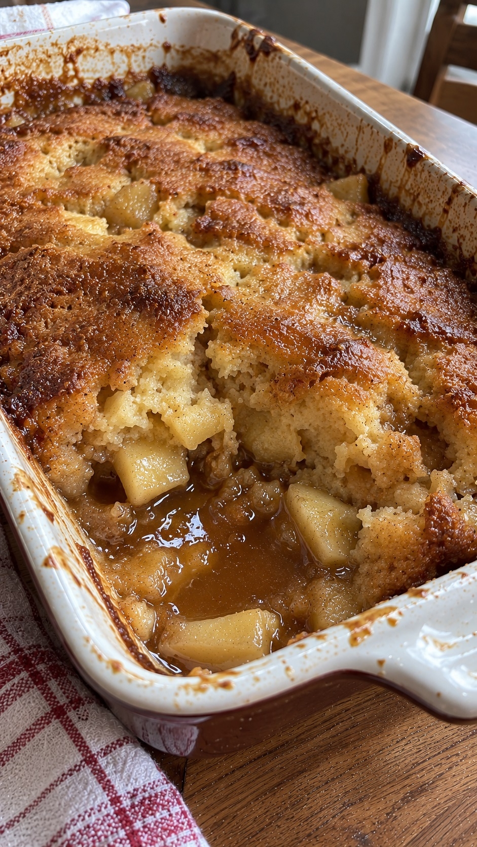 Recette : Pouding ch�meur aux pommes et au sirop d'�rable