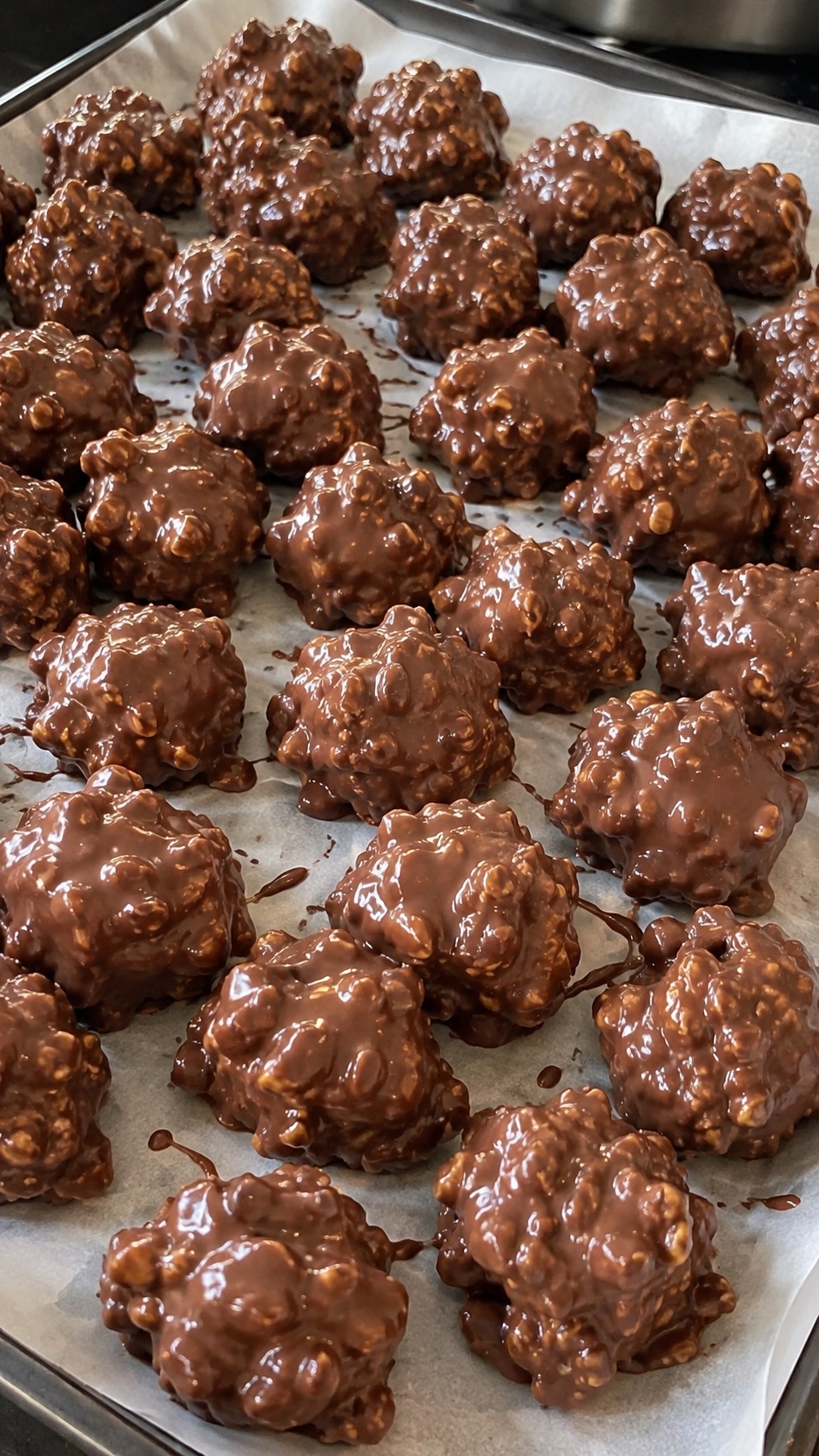 Recette: Boulettes de Rice Krispies, dattes et chocolat.