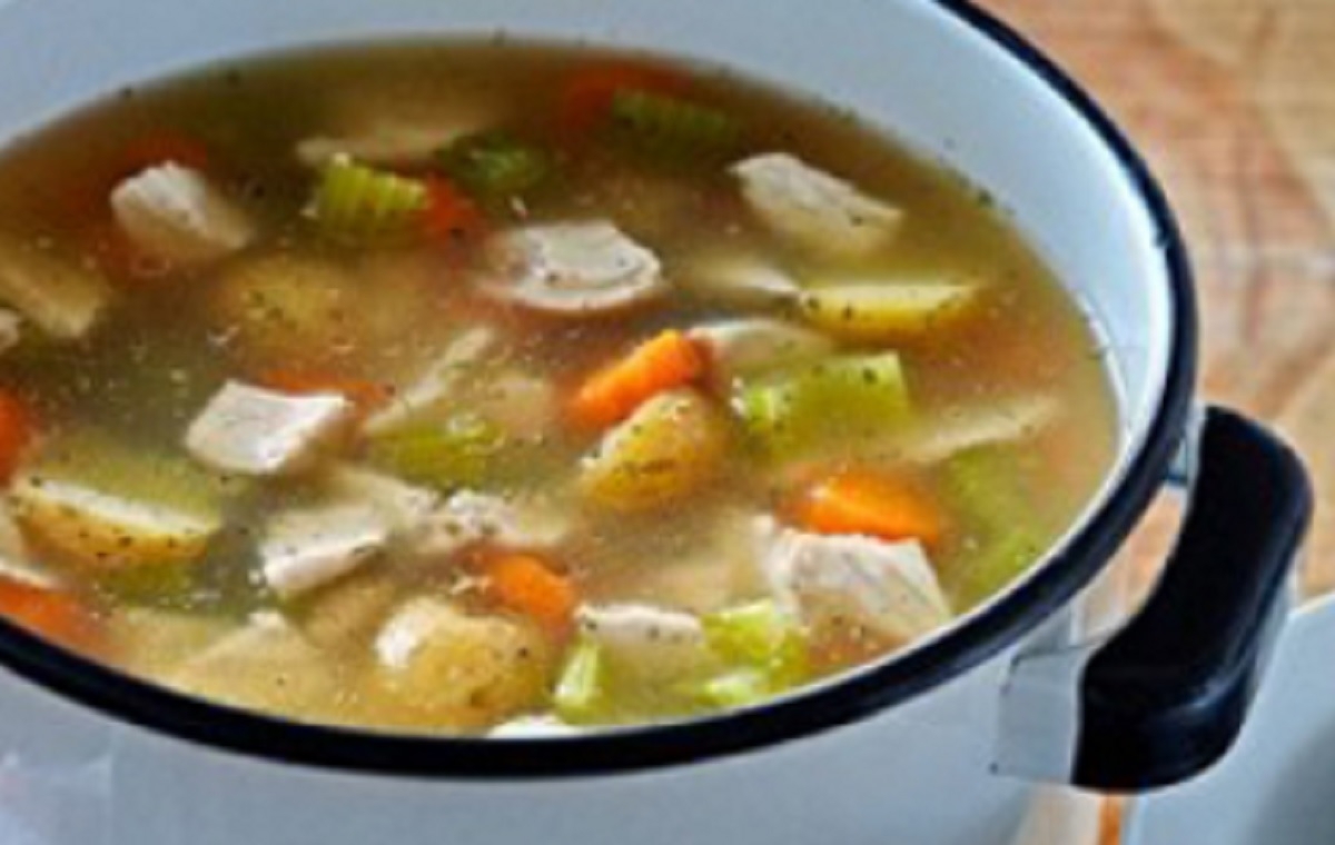 Recette : Bouillion de poulet ou de dinde.