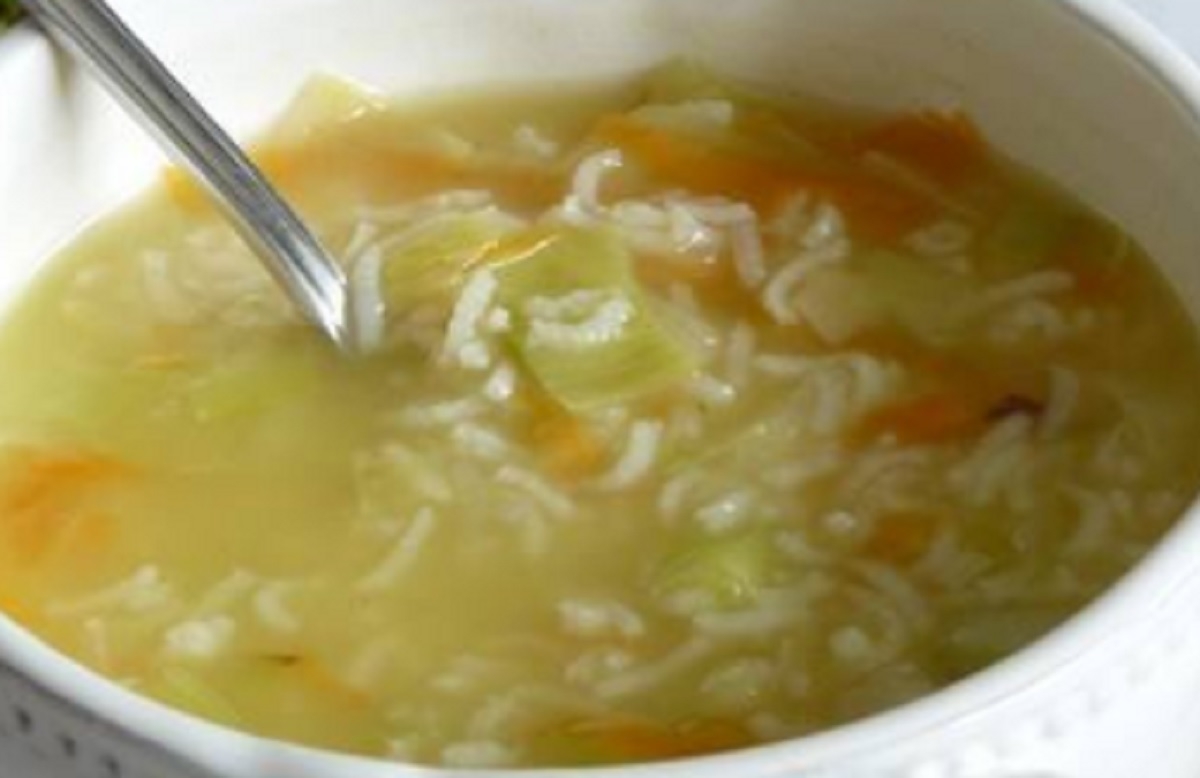 Recette : Soupe de riz aux l�gumes.