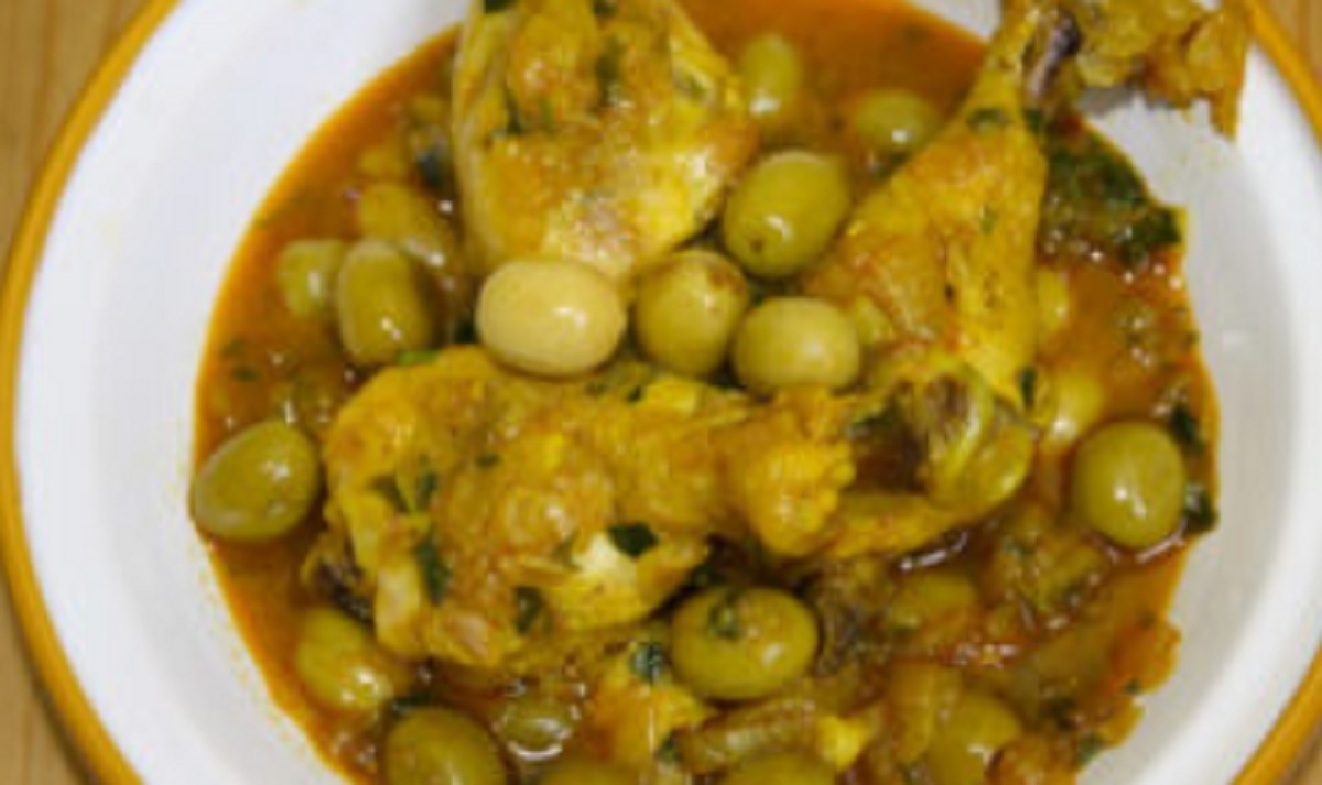 Recette : Cuisses de poulet au olives.