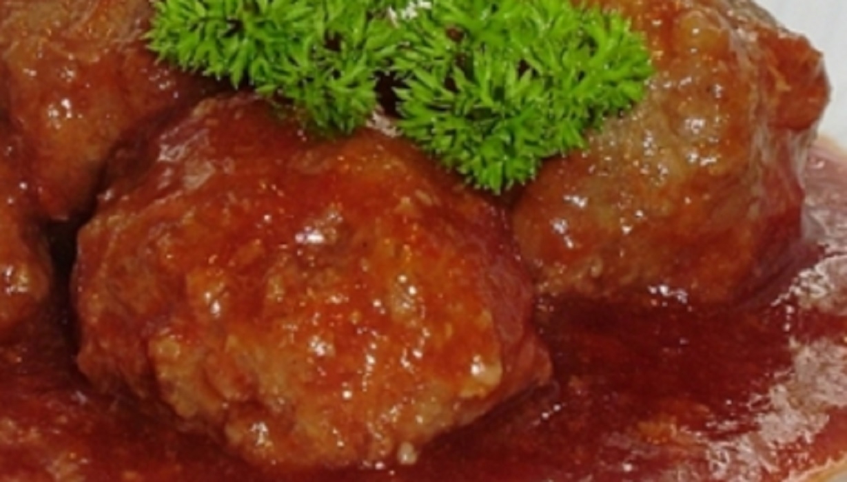 Recette : Boulettes de boeuf aux p�ches.