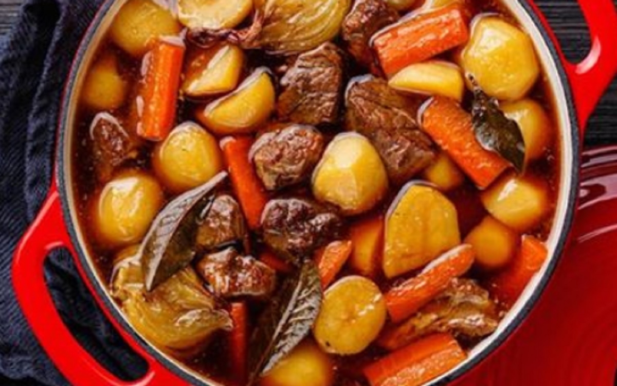 Recette : Brais de boeuf aux lgumes.