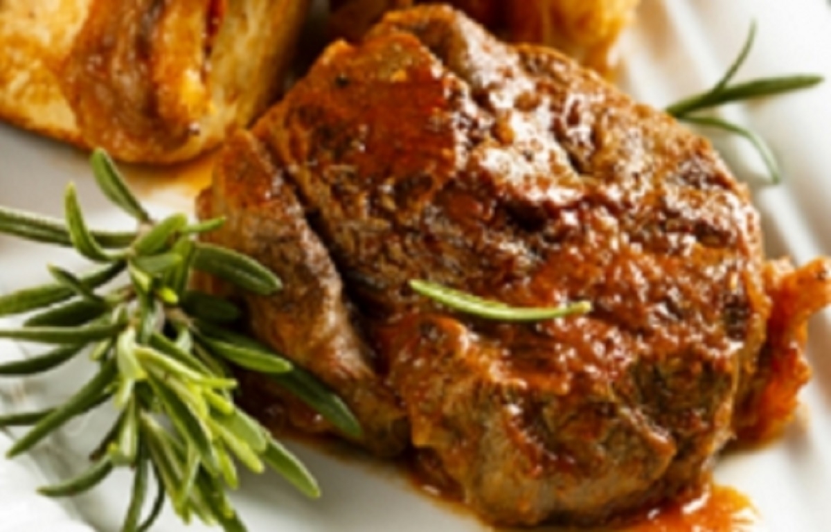 Recette : Osso Buco de porc aux champignons sauce brune de maman.