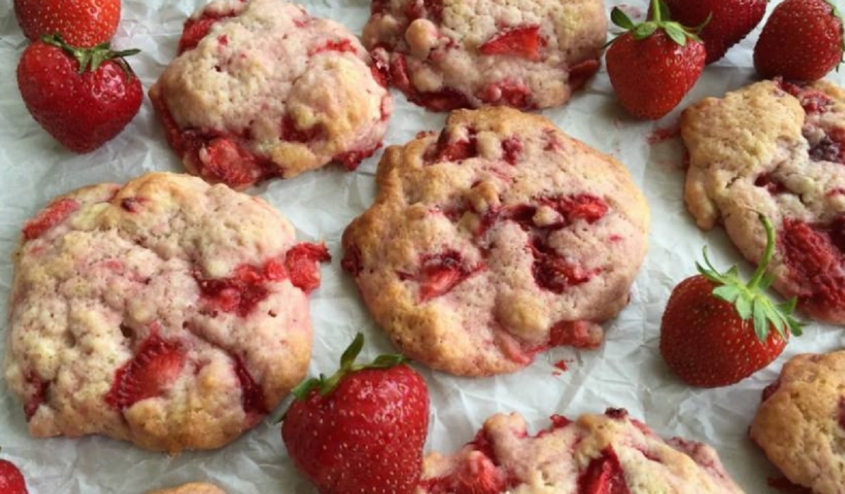 Recette : Biscuits aux fraises.