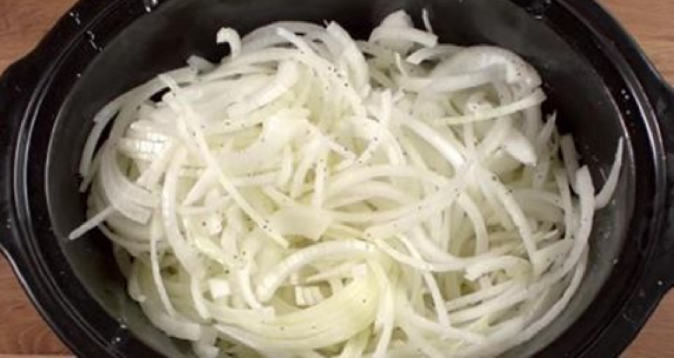 Recette : Soupe � l'oignon, pr�paration � la mijoteuse.