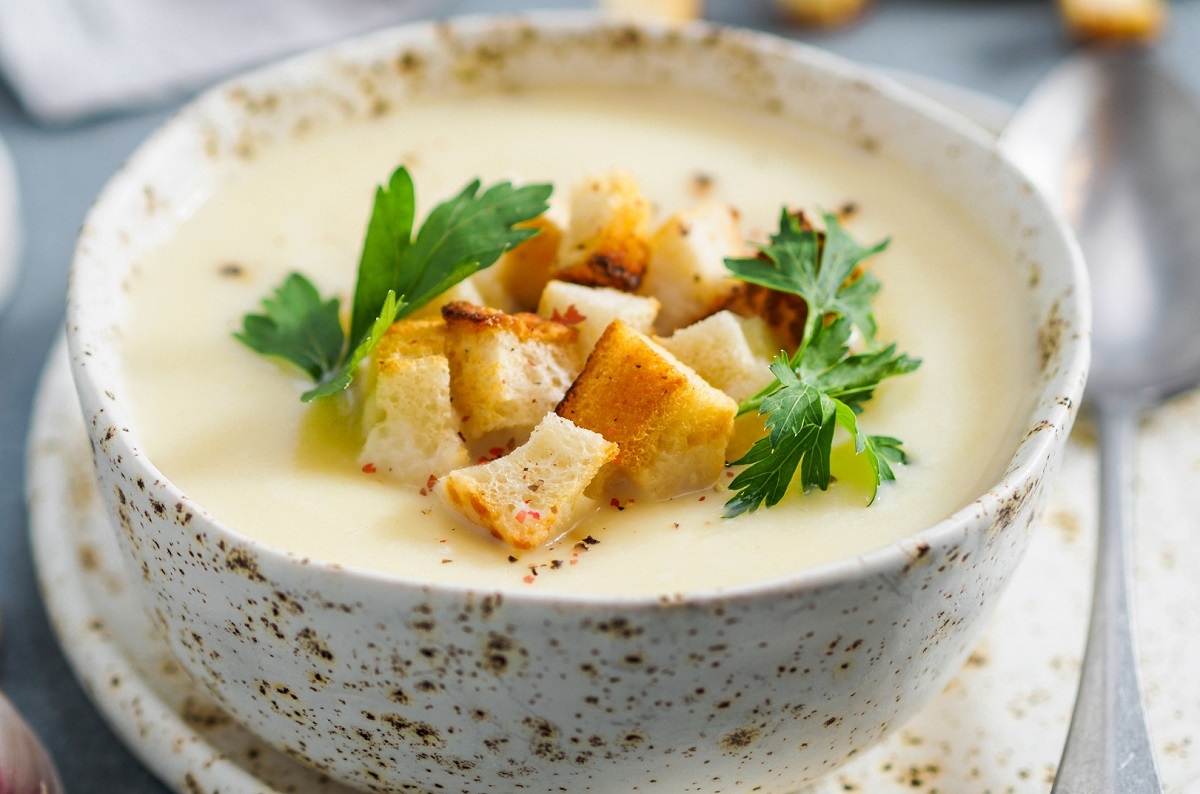 Recette : Potage de chou-fleur etfromage.