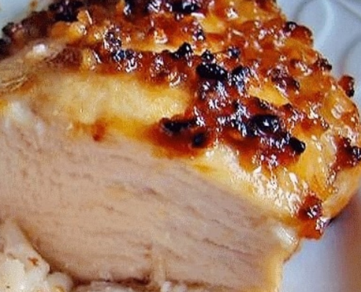 Recette : Poitrine de poulet d�soss�e ail et cassonade.