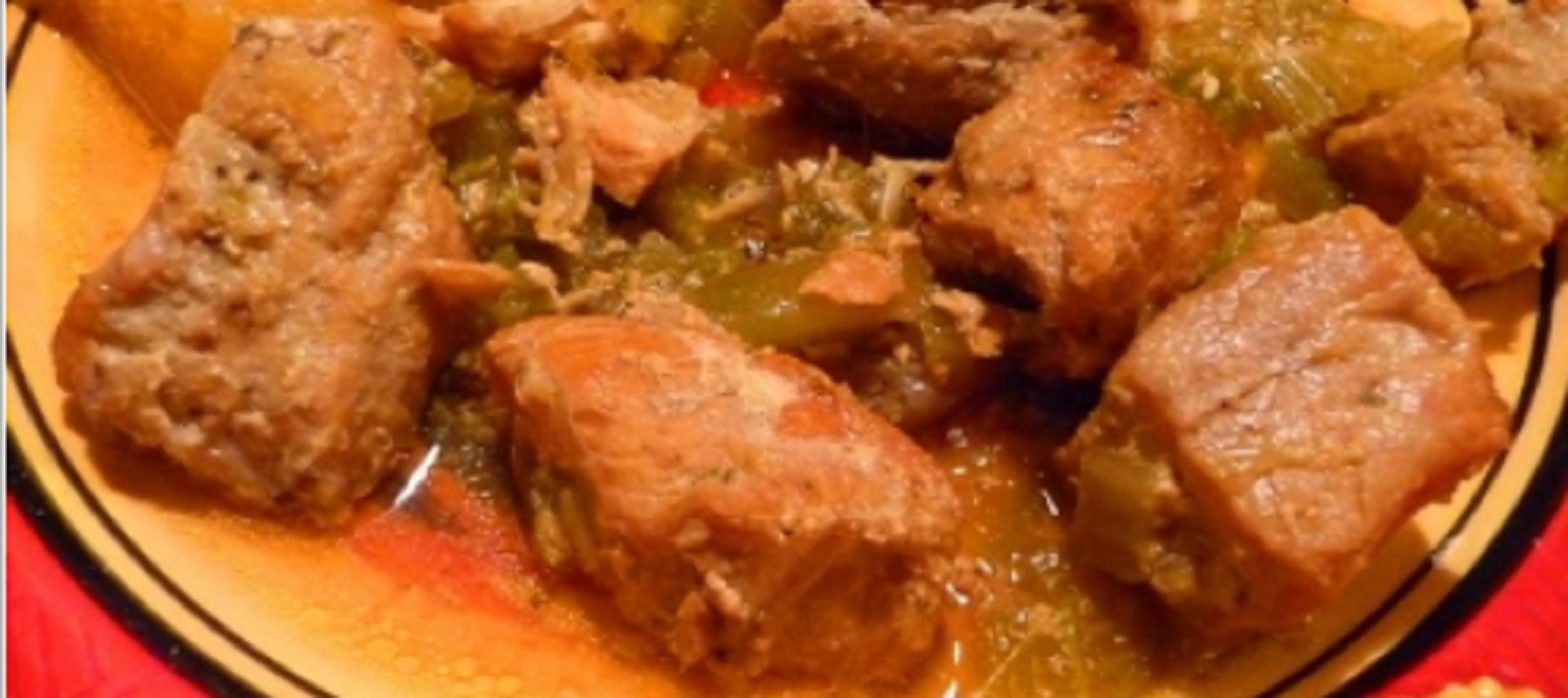 Recette : Cubes de porc � l'ananas � la mijoteuse.