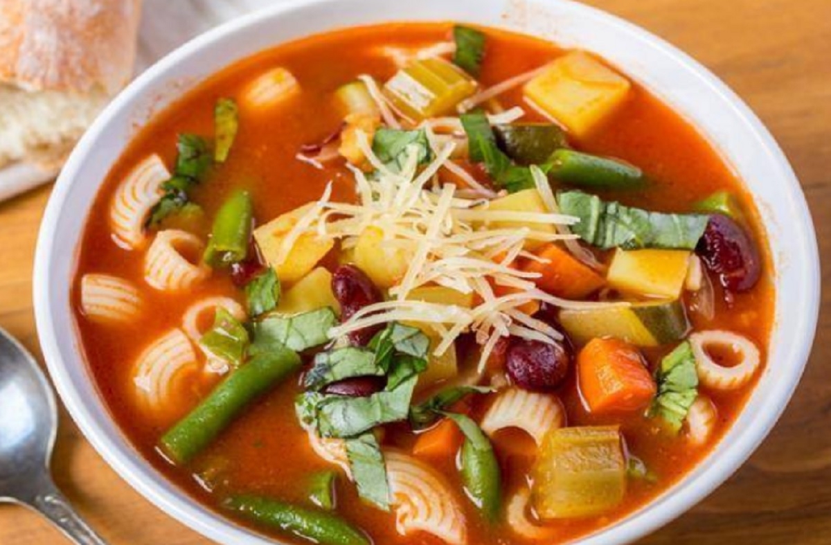 Recette : Soupe minestrone  la mijoteuse.