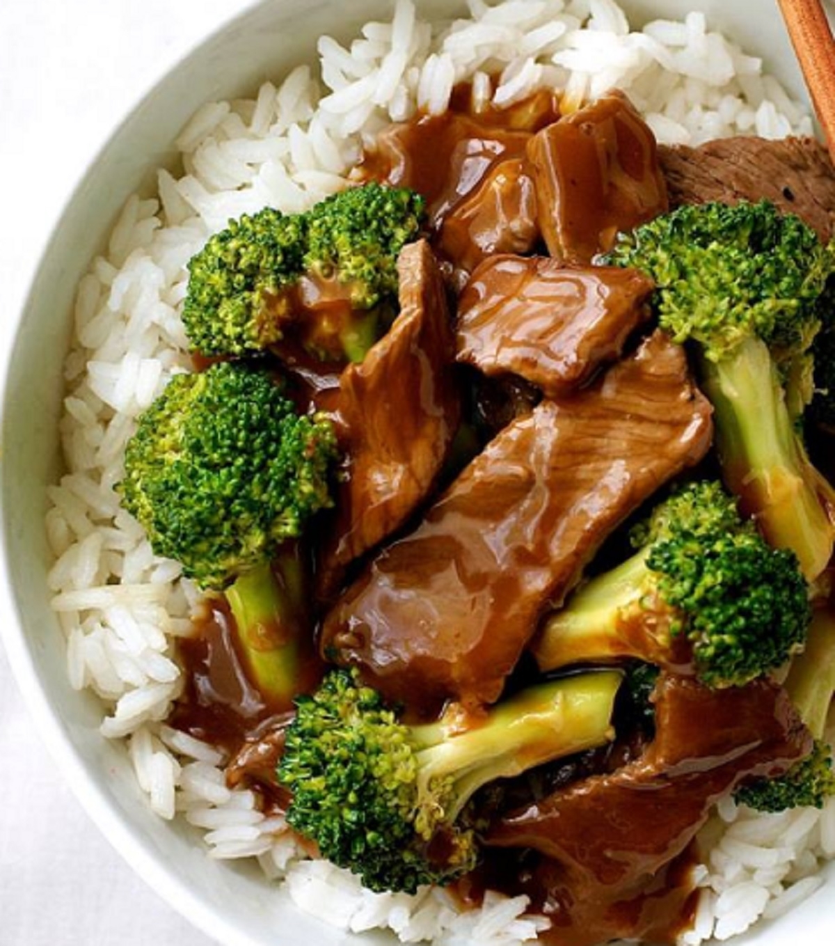 Recette : Buf  la chinoise au brocoli.