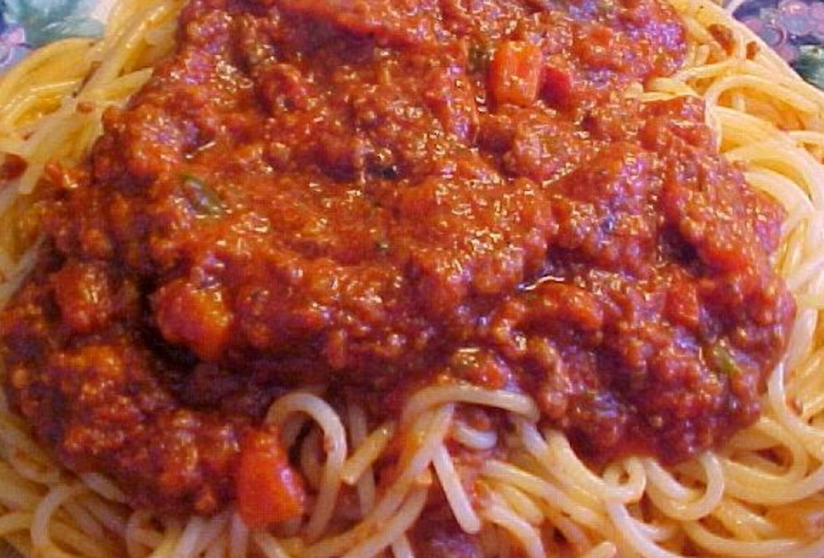 Recette : Sauce  spaghetti.