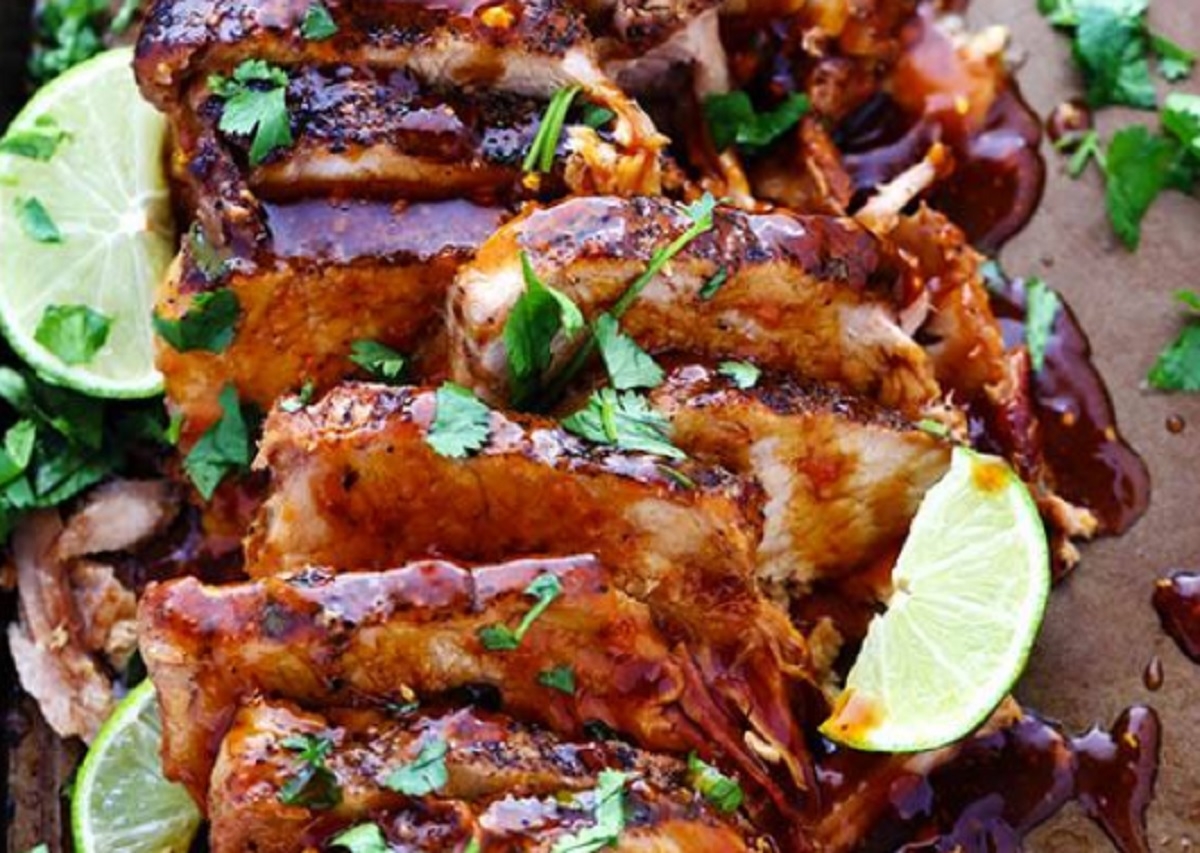 Recette : Filet de porc � la��lime,��gingembre et miel.