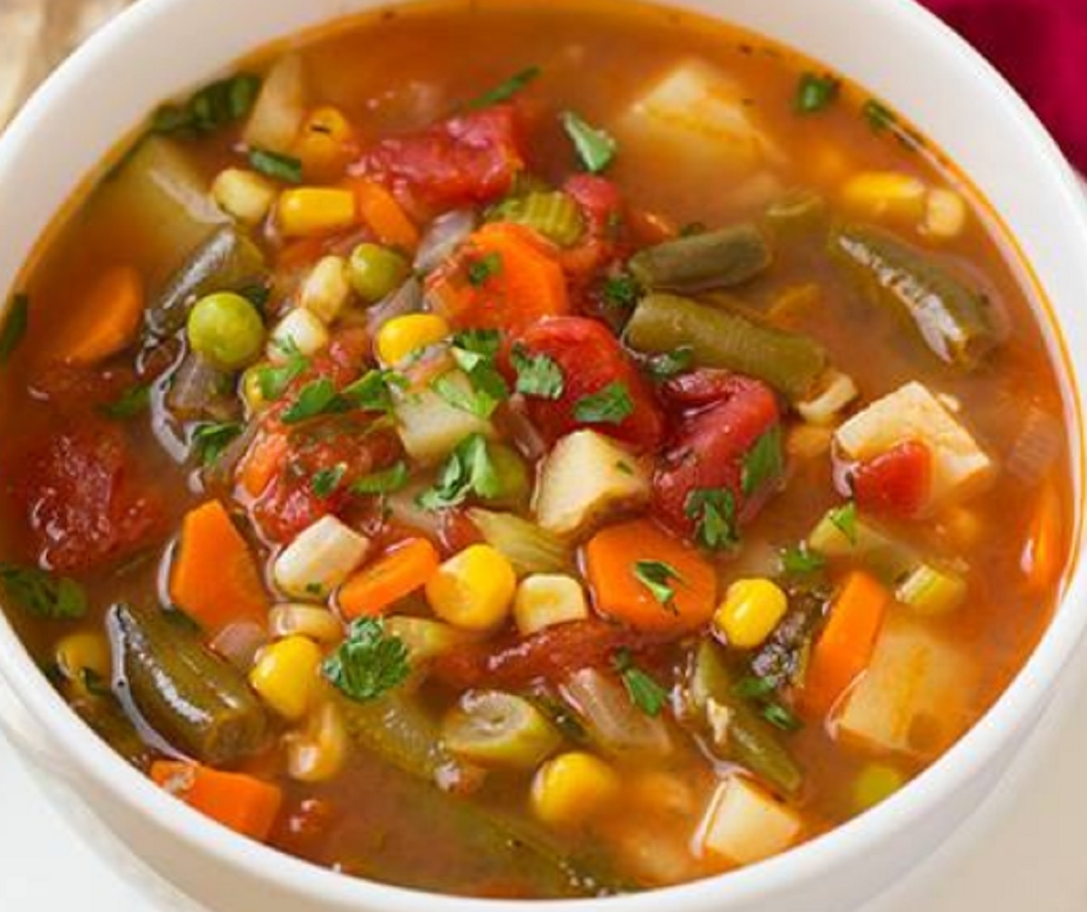 Recette : Soupe aux lgumes traditionnelle.