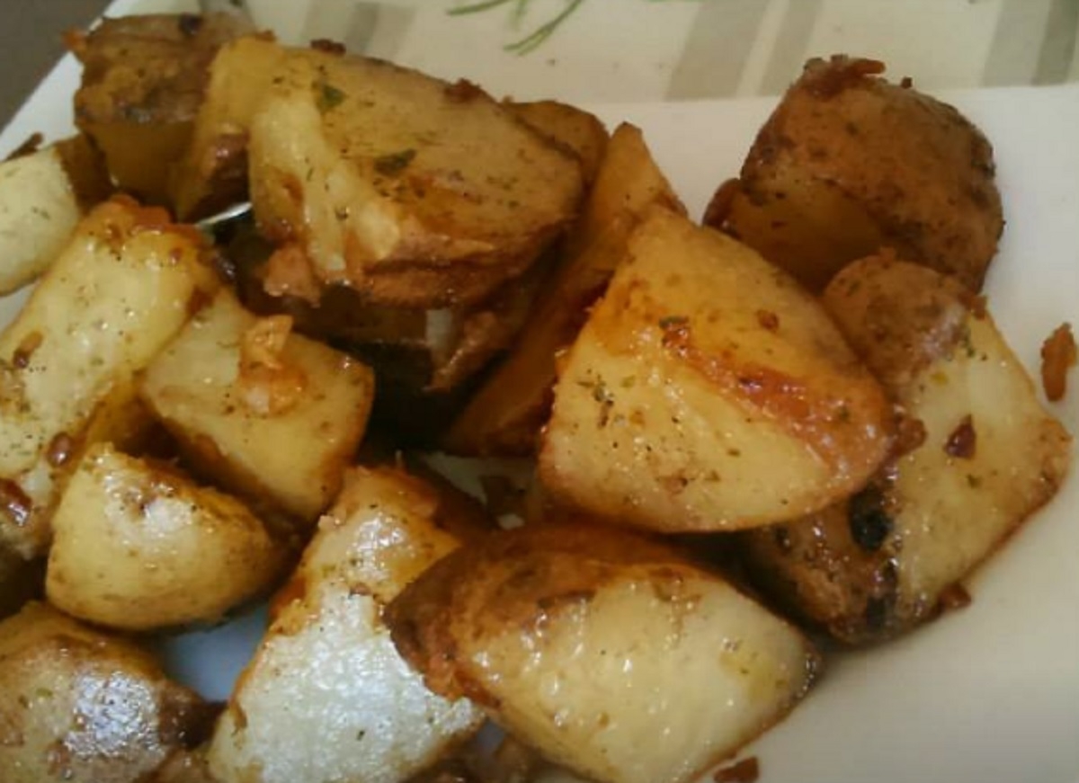 Recette : Pommes de terre � l'oignon.
