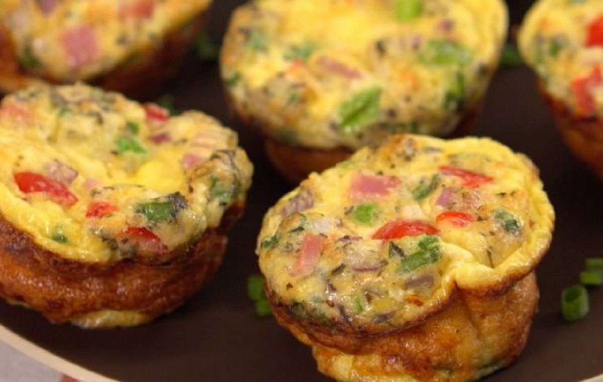 Recette : Omelettes muffins.
