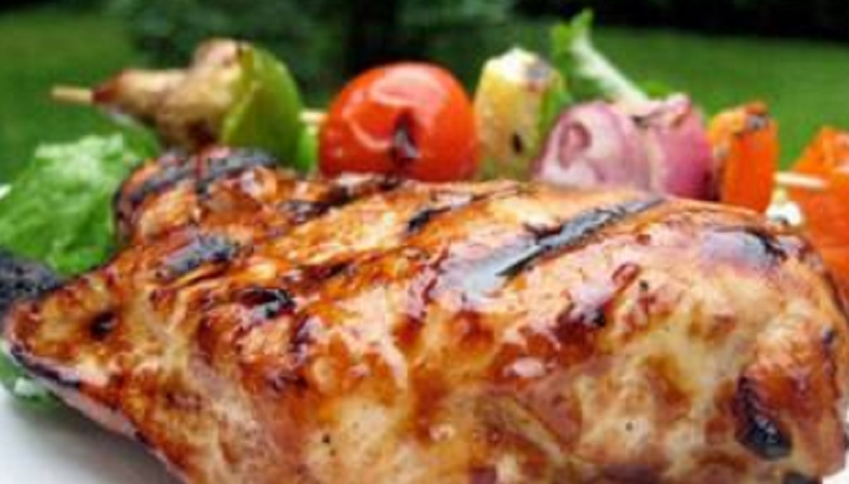 Recette : Poitrine de poulet balsamique sur BBQ.