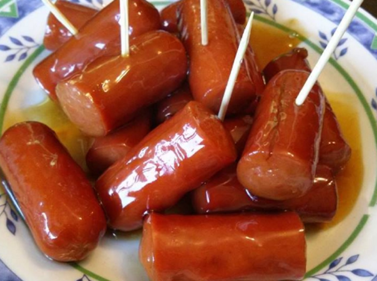 Recette : Saucisses sauce sucre.