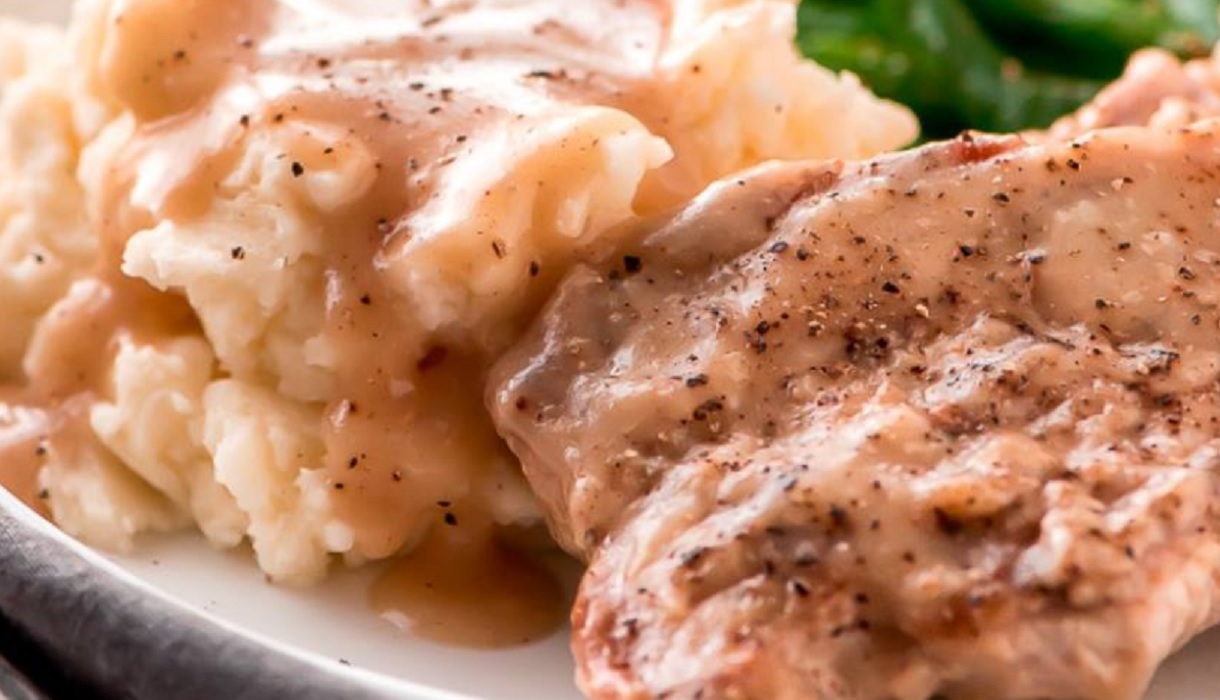 Recette : C�telettes de porc et sa sauce � la mijoteuse.