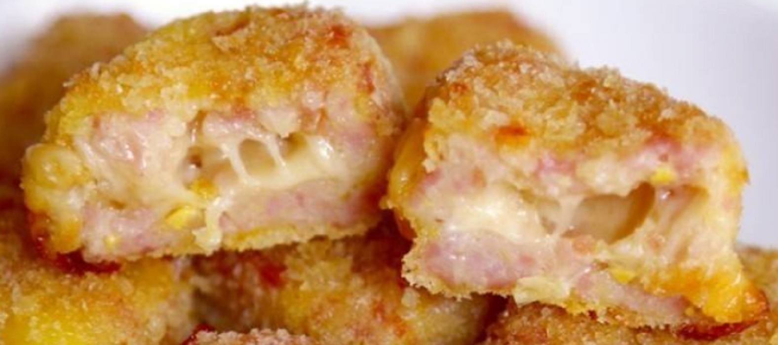 Recette :Croquette de pommes de terre,fromage et jambon.