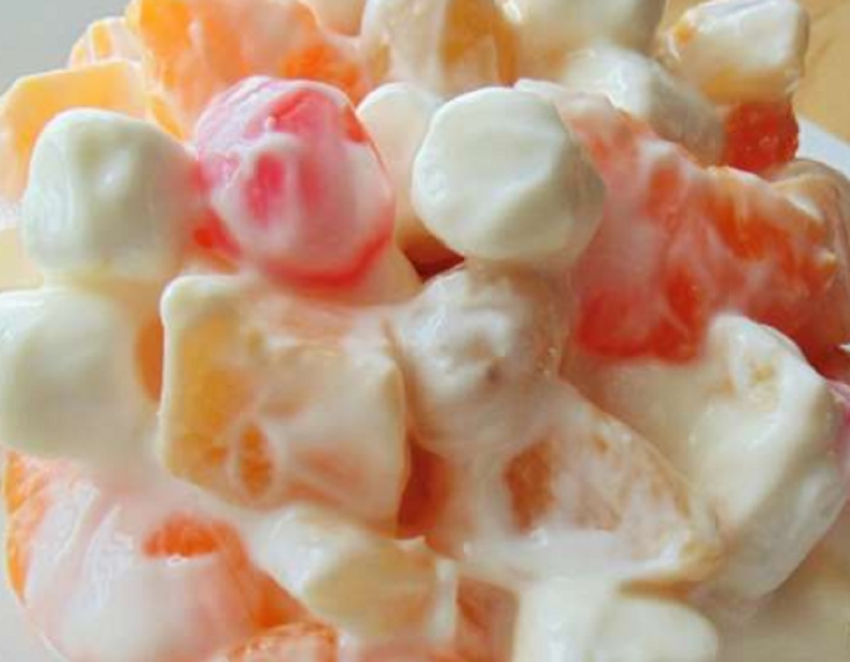 Recette : Salade de fruits extra guimauves.