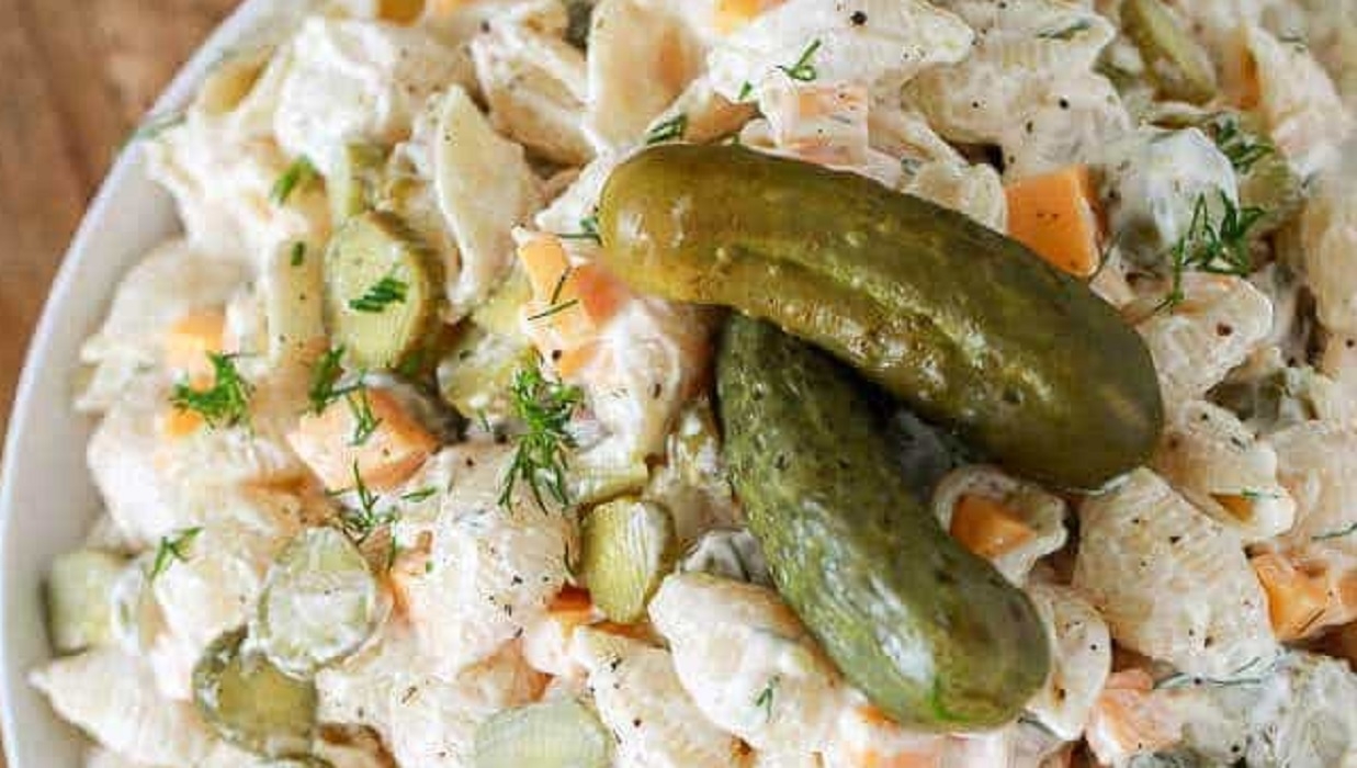 Recette : Salade de p�tes � l'aneth.