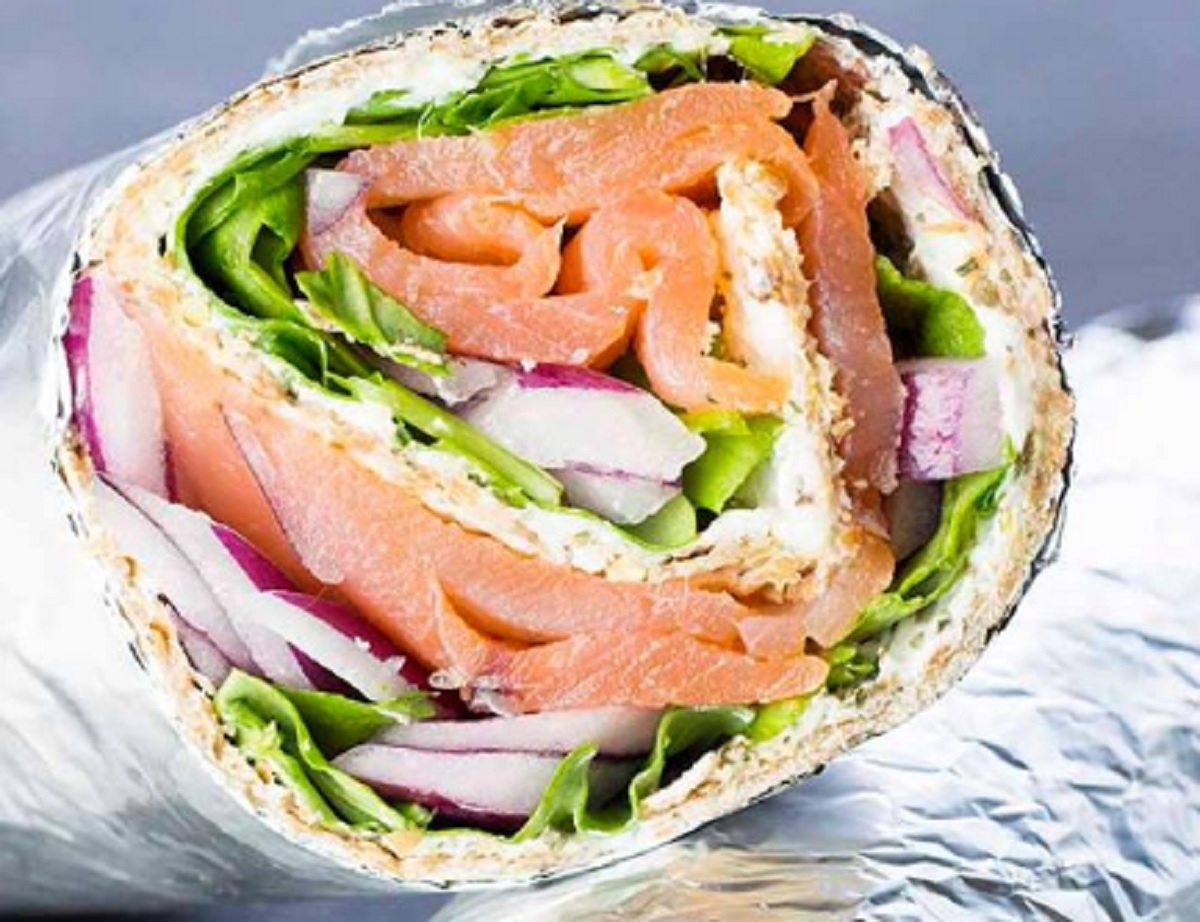 Recette : Wrap au saumon fum�.