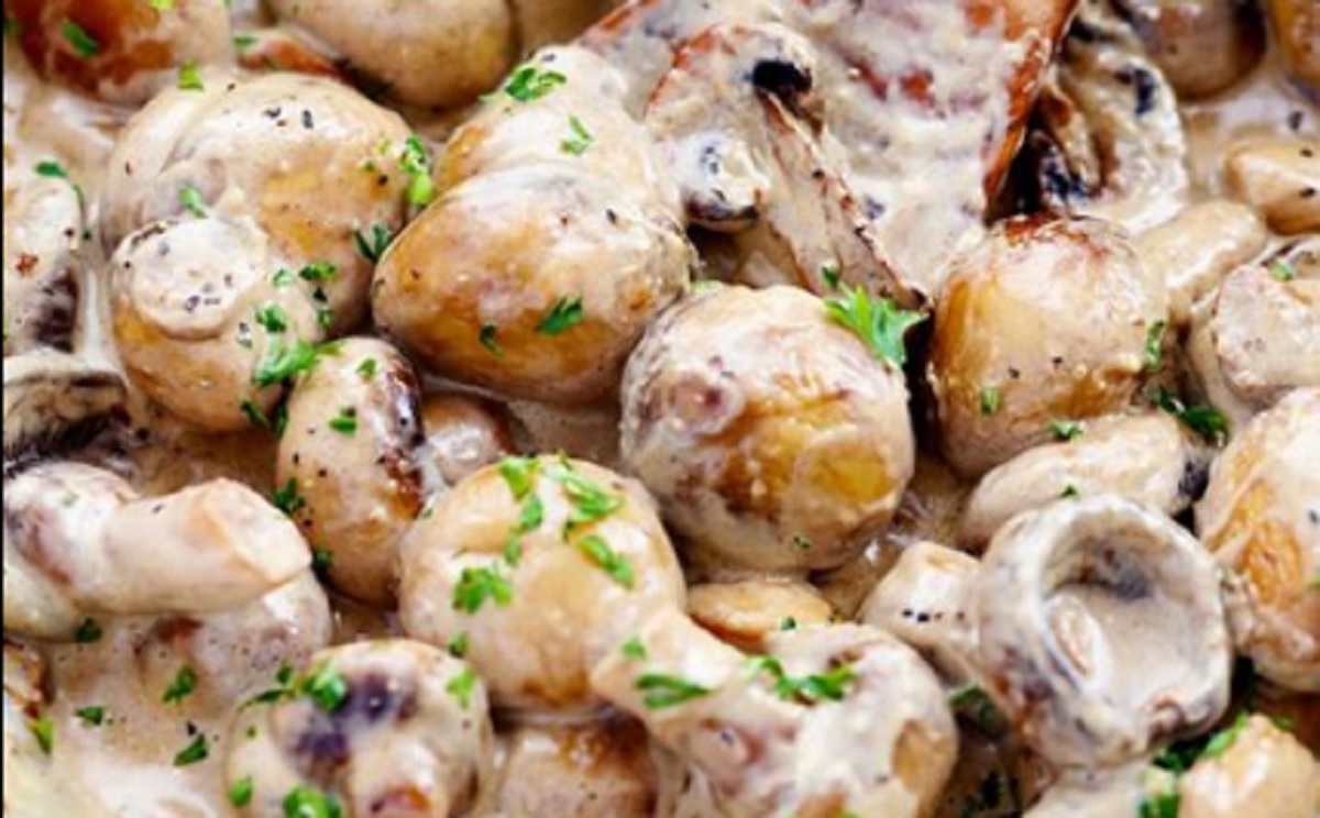Recette : Champignons au parmesan  l'ail.