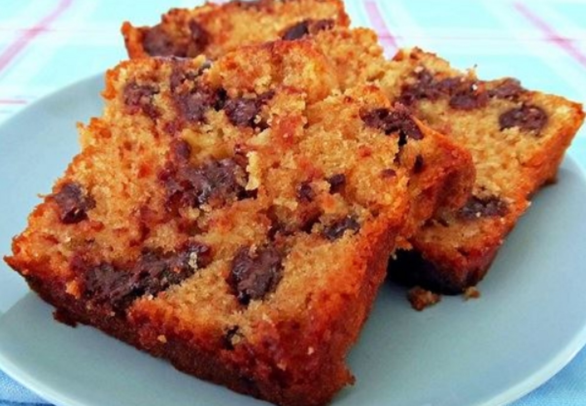 Recette : Pain aux bananes,�beurre d'arachide et au chocolat.