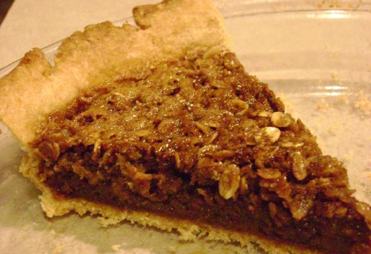 Recette : Tarte au sucre et au gruau.