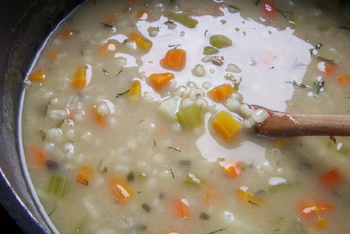 Recette: Soupe  l'orge de mm.