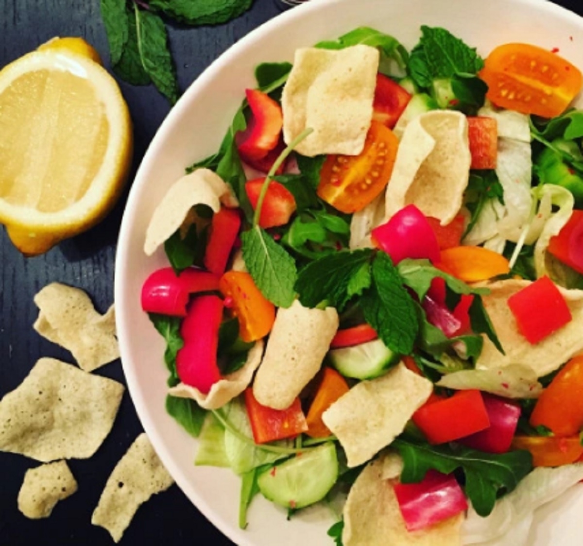 Recette : Salade fattouche ( libanaise )