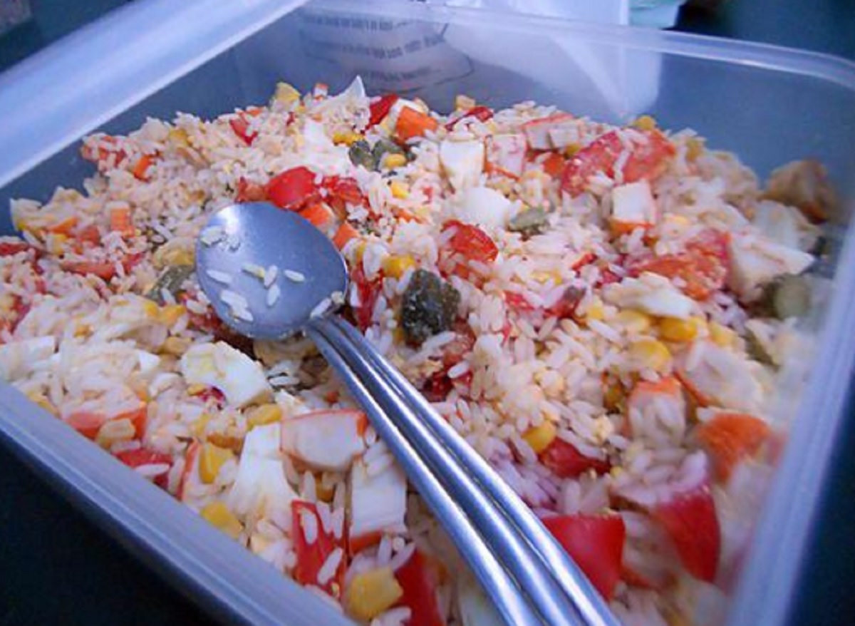 Recette: Salade de riz.