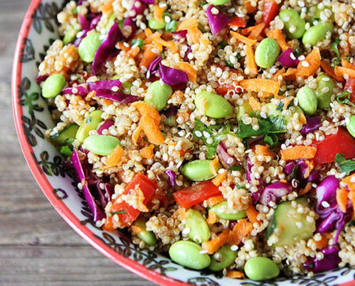 Recette: Salade Asiatique au quinoa.