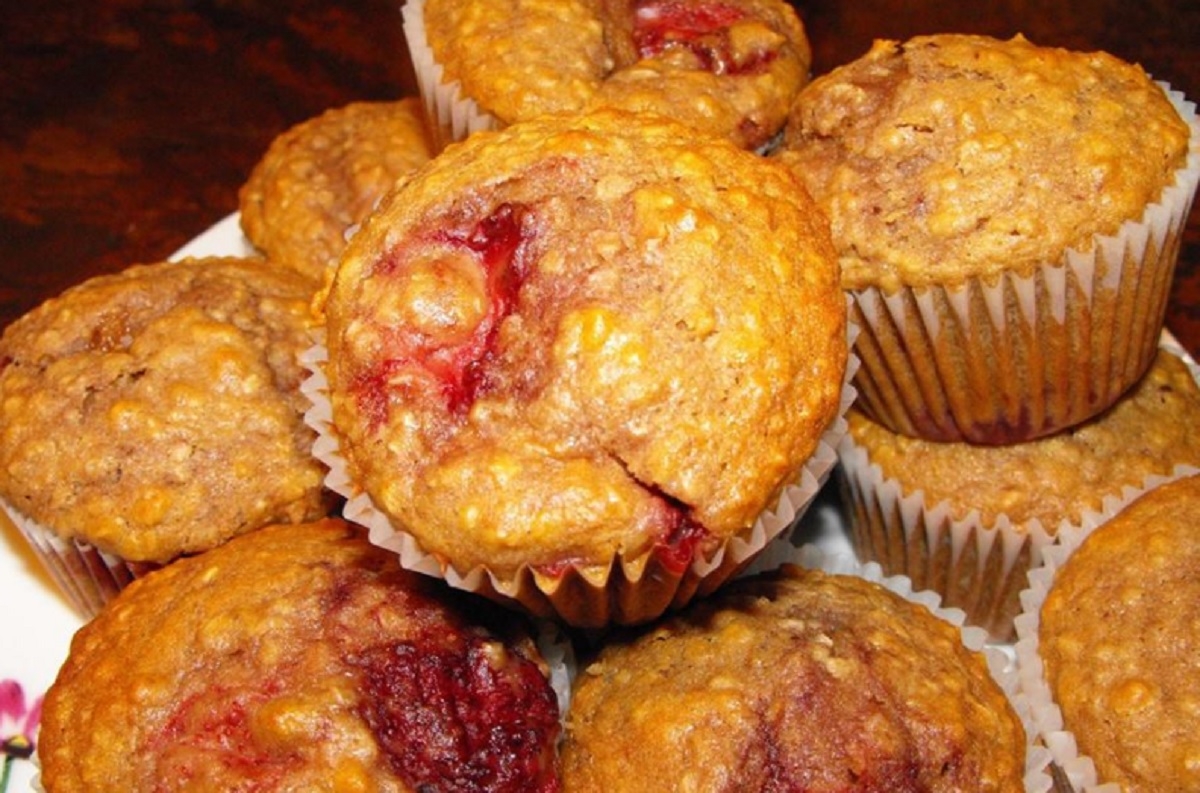 Recette:Muffins aux framboises.