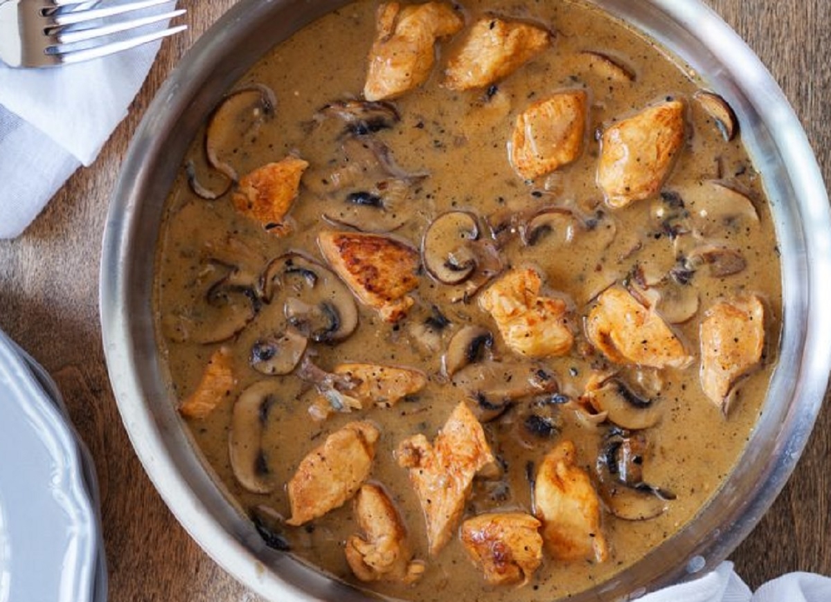 Recette: Poulet stroganoff
