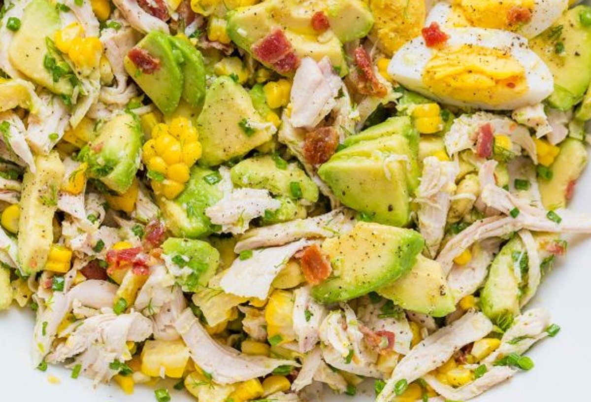 Recette: �Salade de poulet � l'avocat.