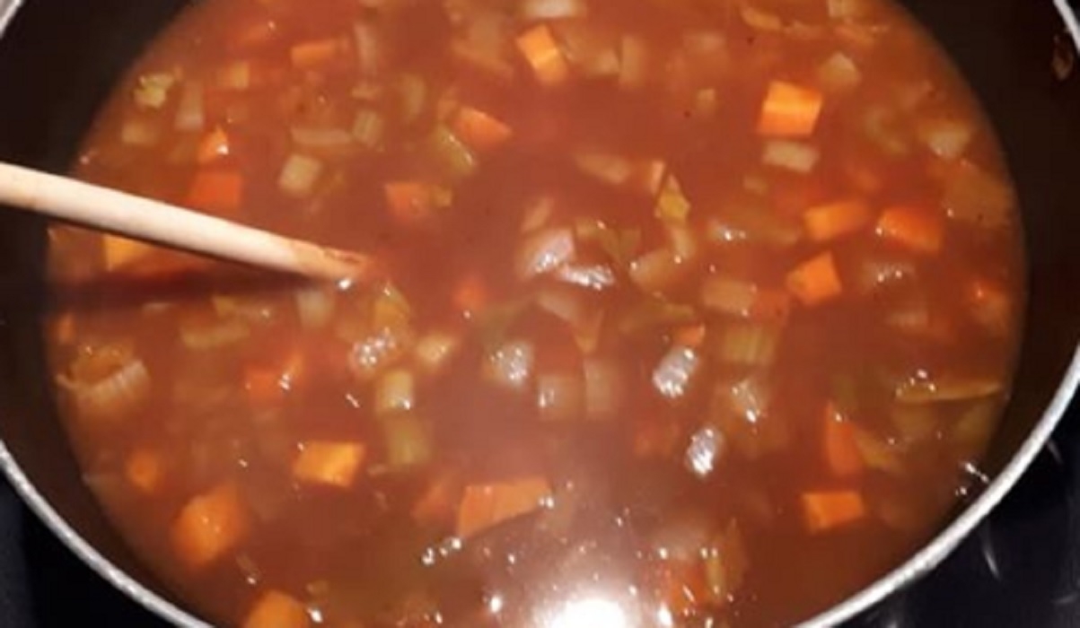 Recette : Soupe minestrone et lgumes.