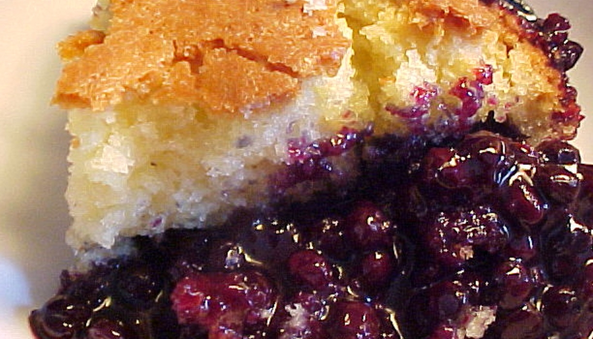 Recette : Pouding aux bleuets du Lac-St-Jean.