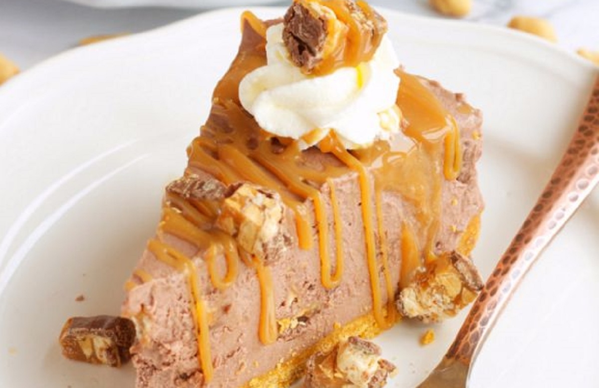 Recette : Gteau au fromage  la Snickers (sans cuisson)