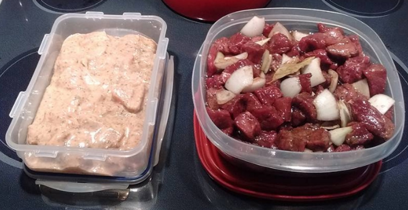 Recette: Marinade pour viande � fondue bourguignonne.