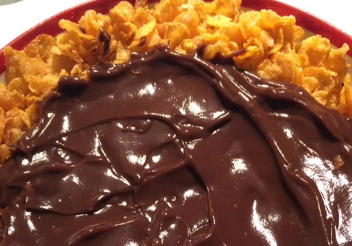 Recette: Tarte au corn flake et au chocolat.