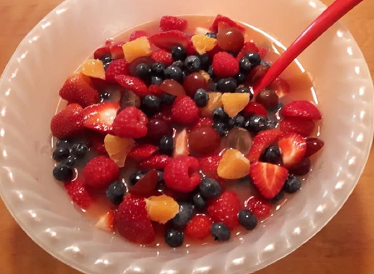 Recette: Salade de fruits.