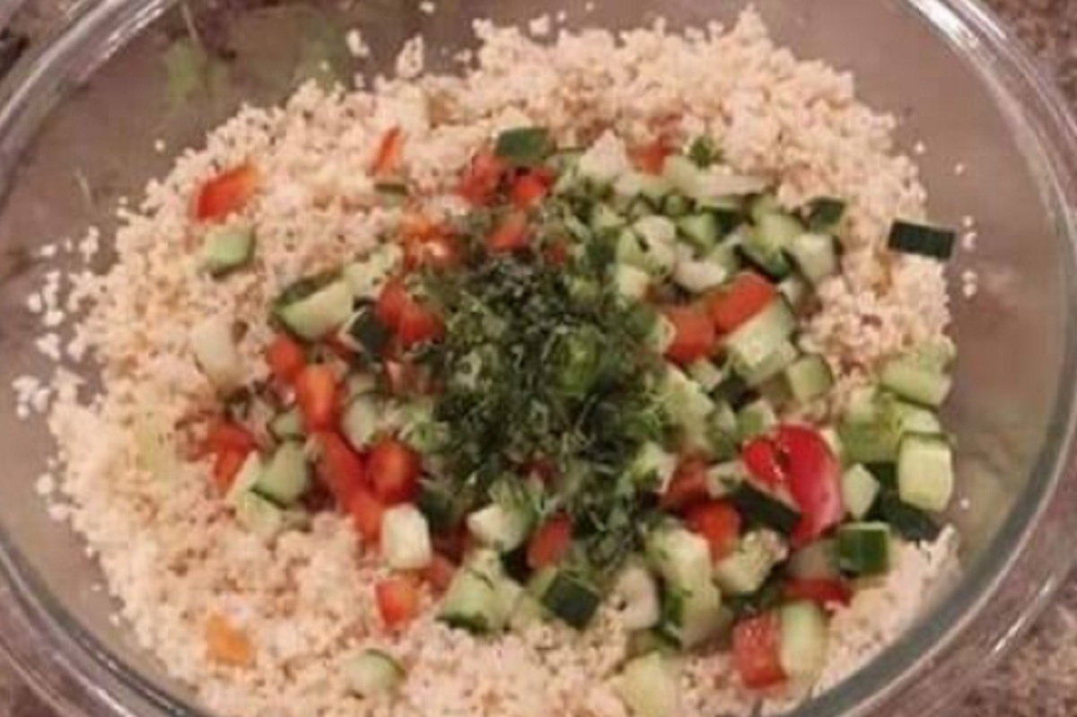 Recette: Salade de couscous.