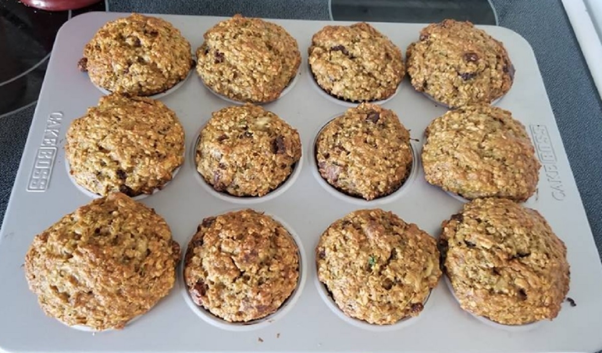 Recette: Muffin aux bananes et zucchinis.