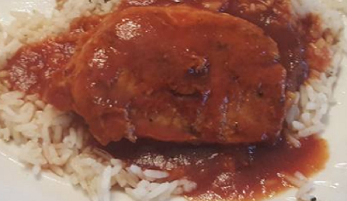 Recette: C�telettes de porc, sauce chili sucr�e.