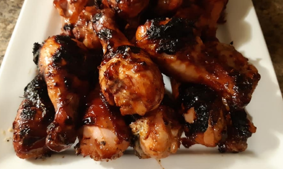 Recette: Pilons de poulet au miel et aux �pices.