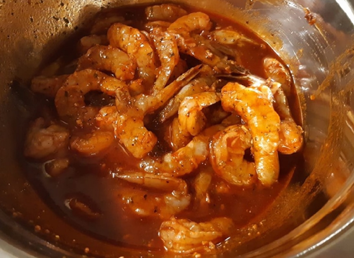 Recette: Crevettes marin�es aux agrumes.